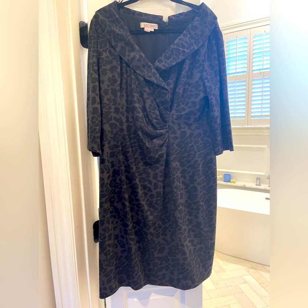 Classic animal print dress by Kay Unger, for Neiman Marcus.